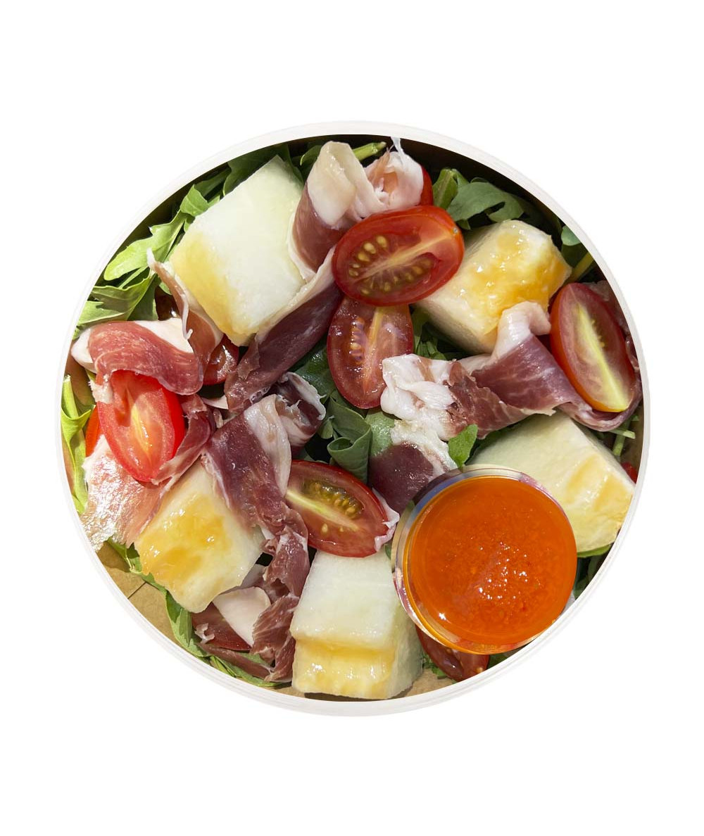 Ensalada de Melón con Jamón - Nora Real Food